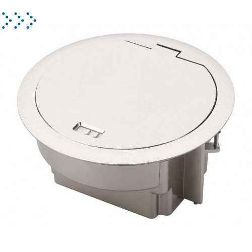 Люк для установки в фальш-пол 2 мод 45х45 + 2 мод 22,5х45, серебро (120102 SR)